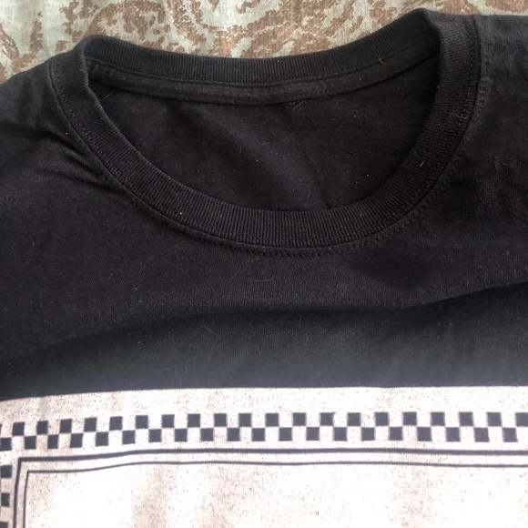 T Shirt with designer print , BLACK, XL, XXL - Picture 3 of 3